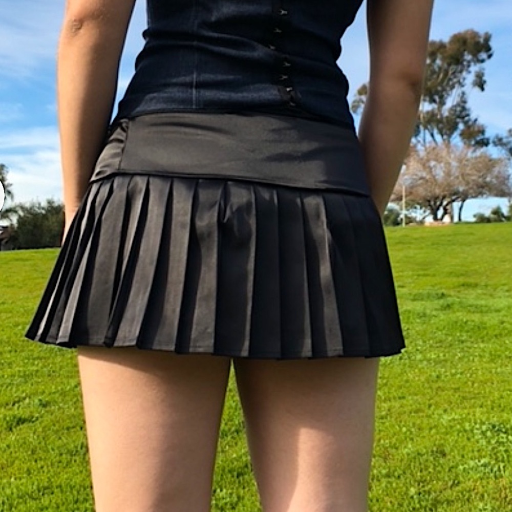 Satin Mini Skirt